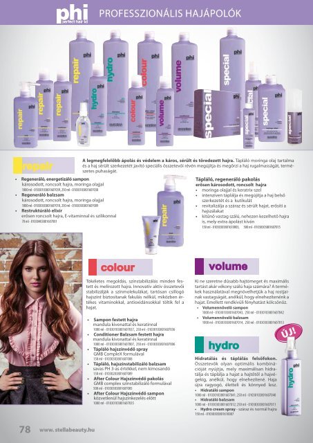 Subrina PHI professzionális hajápolás