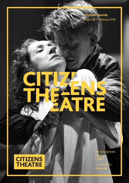 Citizens Theatre Autumn 2017 Season Brochure