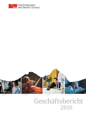 Geschäftsbericht 2010 - Elektrizitätswerk des Bezirks Schwyz