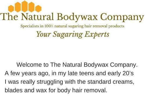 natural facial hair removal