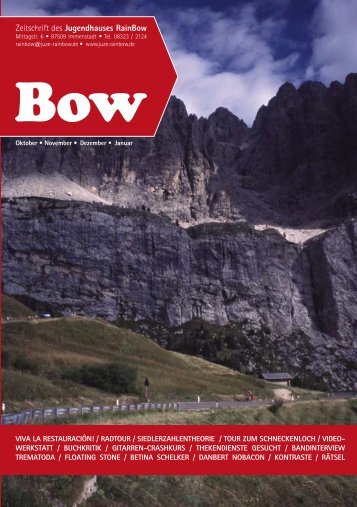4 - Bow Online Web - Das Archiv der Zeitschrift des Jugendhauses der