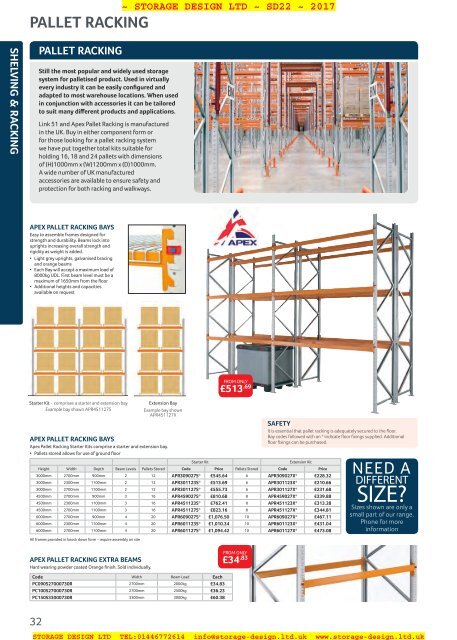 SDL Storage Design Catalogue 2017