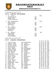 Kreismeisterschaft 2010 Ergebnisliste 2.10 - Bowhunter Jockgrim