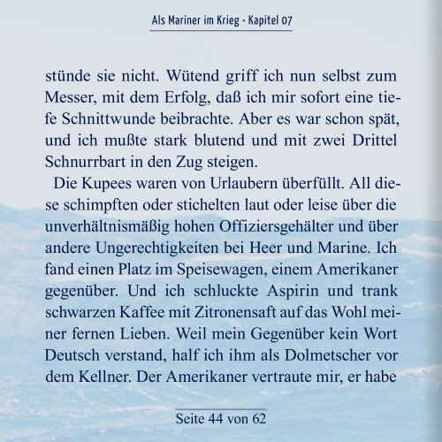 Als Mariner im Krieg - Kapitel 07