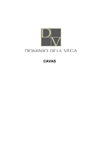 DOMINIO DE LA VEGA CAVA 04.16 