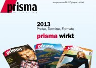 Prisma Tarif 2013 - prisma Verlag