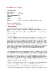 Curriculum del Prof. Aldo Zollo Notizie biografiche Luogo di ... - Amra