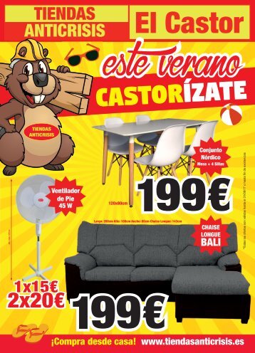 Catálogo Ofertas Verano Tiendas Anticrisis El Castor