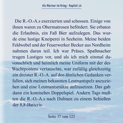 Als Mariner im Krieg - Kapitel 14