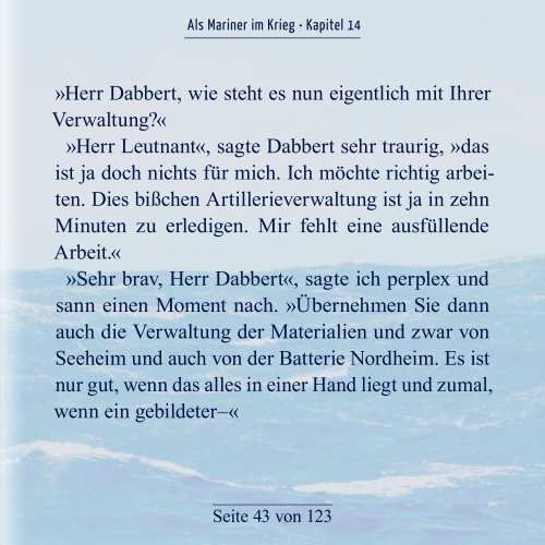 Als Mariner im Krieg - Kapitel 14