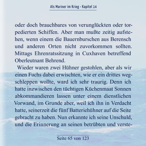 Als Mariner im Krieg - Kapitel 14