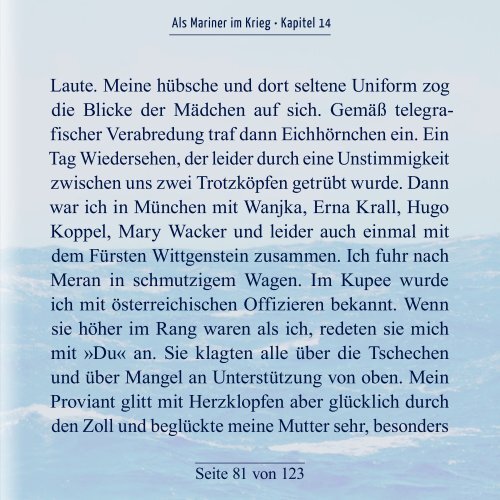 Als Mariner im Krieg - Kapitel 14