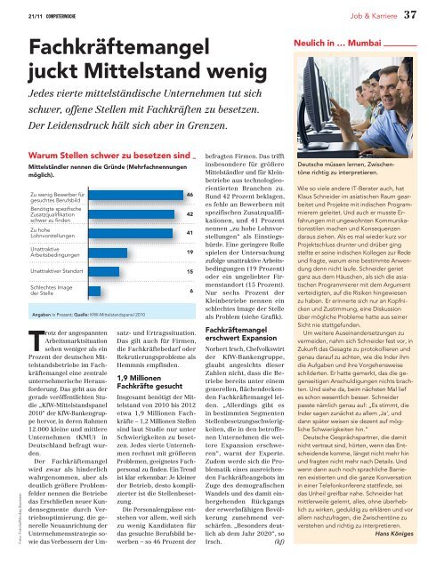 Interview Wirtschaftsminister Zeil - partnering