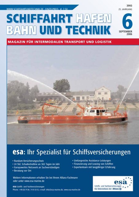 magazin für intermodalen transport und logistik - Schiffahrt und
