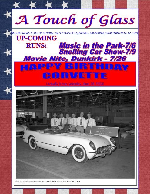 Central Valley Corvettes - July 2017