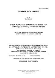 sheet metal deep drawn meter boxes for static ... - Cseb.gov.in