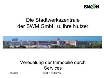 Interne Vermietung zu Marktkonditionen - speedikon FM AG