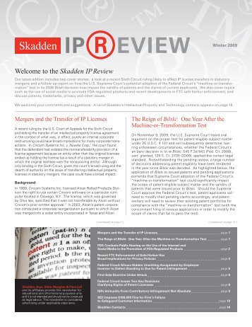 IP®EVIEW - Skadden