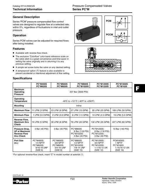 H - Parker Hannifin - Solutions for the Truck Industry