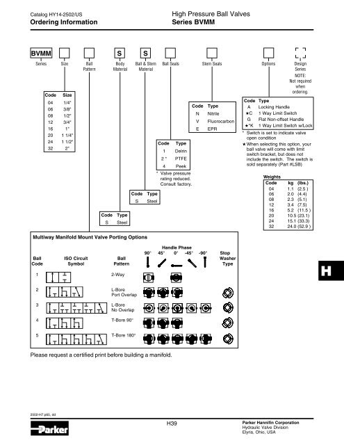 H - Parker Hannifin - Solutions for the Truck Industry