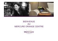 Présentation MERCURE Orange CENTRE 2016 SEMINAIRE