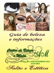 Guia de beleza e de informações