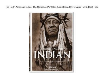  The North American Indian 