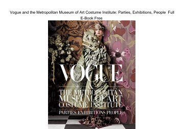  Vogue and the Metropolitan 