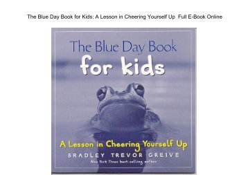  The Blue Day Book for Kids 