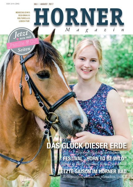 HORNER Magazin | Juli-August 2017