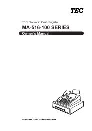 TEC Ma-516 manual - 4S Business Systems Inc.