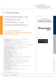 5. Technologietag - Munich Network
