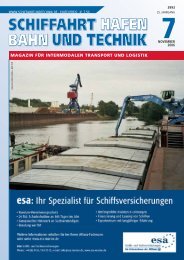 magazin für intermodalen transport und logistik - Schiffahrt und ...