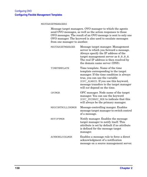 HP OpenView Operations Administrator's Reference - filibeto.org