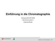 Einführung in die Chromatographie