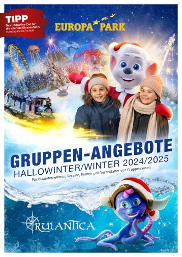 Gruppen-Angebote HALLOWinter/Winter 2023/2024