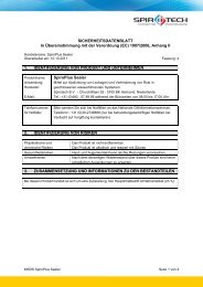 MSDS SpiroPlus Sealer - Spirotech