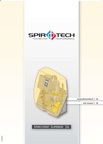 Anleitung SpiroVent Superior S6 - Spirotech