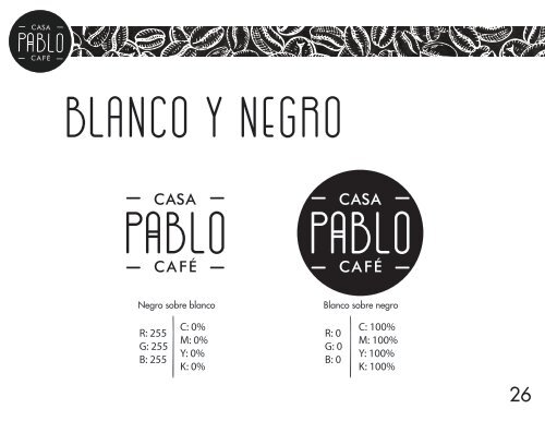 Manual de Marca: Casa Pablo Café