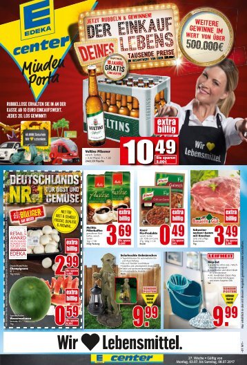 #edeka #minden #Wochenprospekt_Kw 27