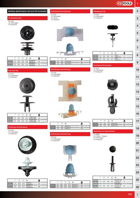 KS-TOOLS Spezialwerkzeuge PKW und Transporter