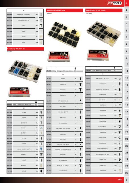 KS-TOOLS Spezialwerkzeuge PKW und Transporter