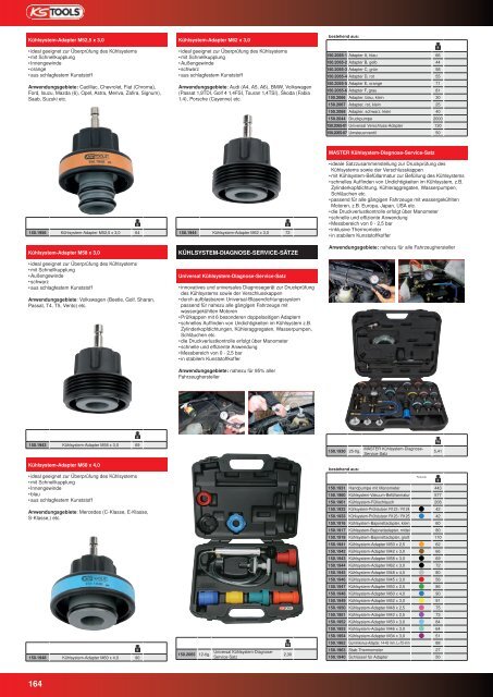 KS-TOOLS Spezialwerkzeuge PKW und Transporter