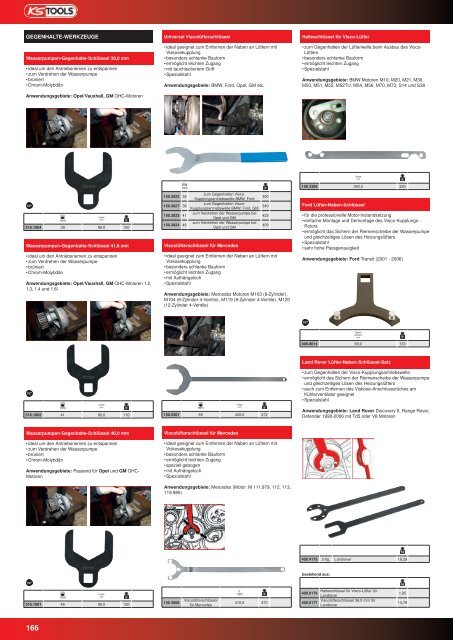 KS-TOOLS Spezialwerkzeuge PKW und Transporter