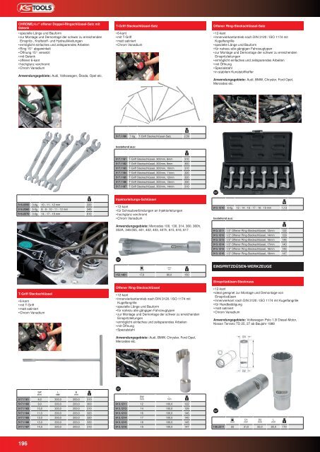 KS-TOOLS Spezialwerkzeuge PKW und Transporter