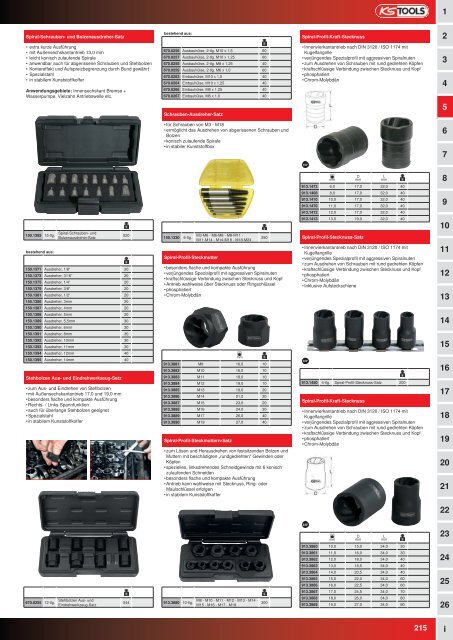 KS-TOOLS Spezialwerkzeuge PKW und Transporter