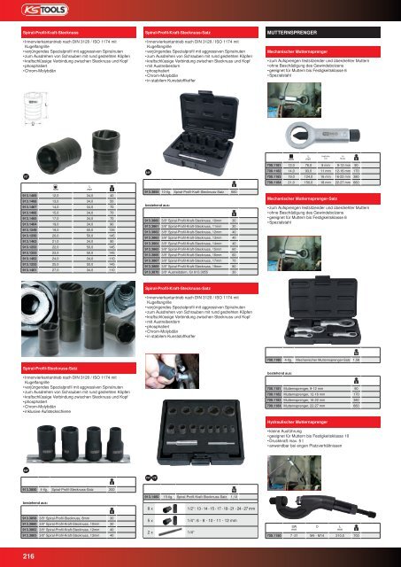 KS-TOOLS Spezialwerkzeuge PKW und Transporter