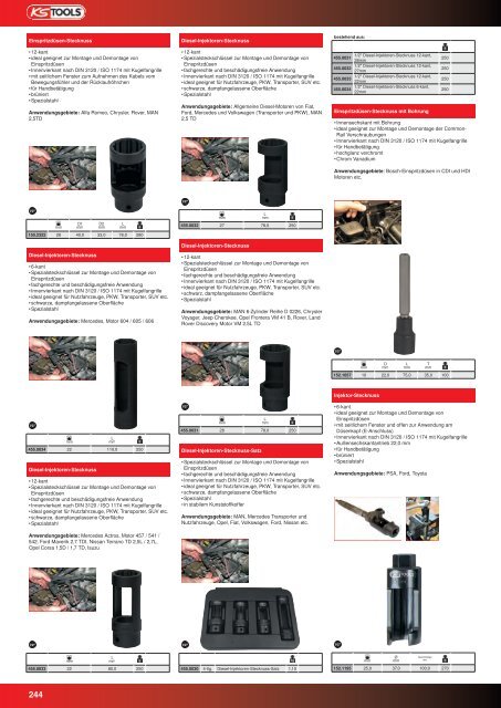 KS-TOOLS Spezialwerkzeuge PKW und Transporter