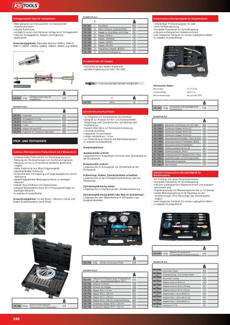 KS-TOOLS Spezialwerkzeuge PKW und Transporter