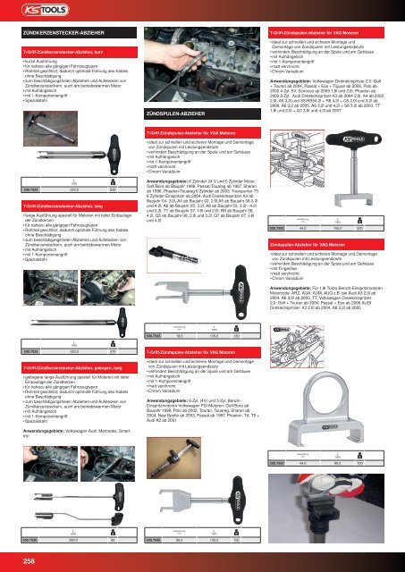 KS-TOOLS Spezialwerkzeuge PKW und Transporter